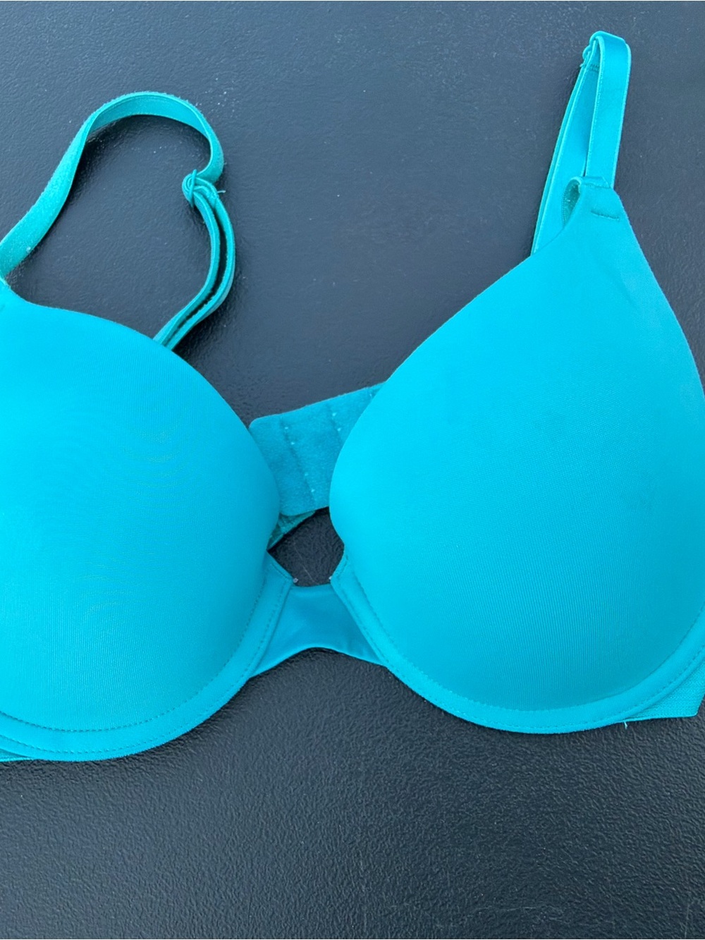 PINK Victoria's Secret Teal Blue Smooth T-Shirt Bra